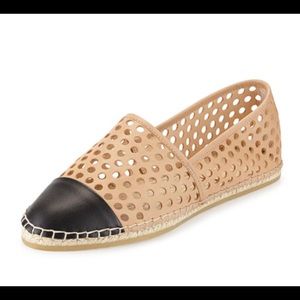 Loeffler Randall Mara Perforated Espadrille Size 8